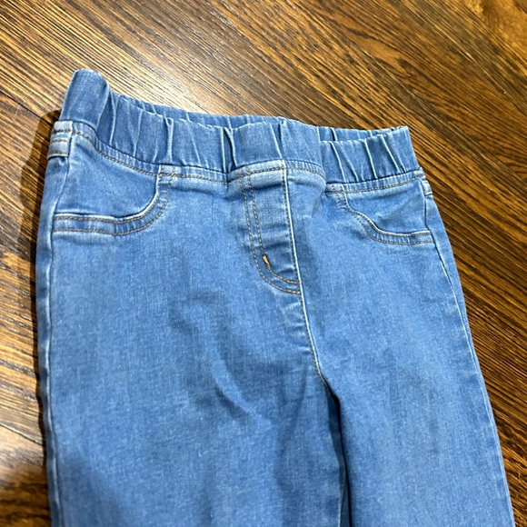 Hanna andersson stretch elastic waist denim skinny jeans size 8 girls euc - Picture 6 of 7